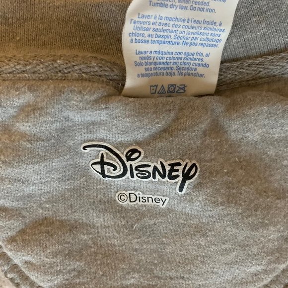 Disney Dumbo Elephant Nope crewneck graphic sweatshirt heather gray/grey - Picture 4 of 8
